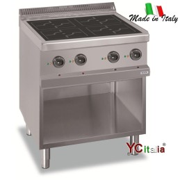 Cucina a induzione 4 zone|Cucina in vetroceramica e induzione professionale profondita 900