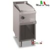 Fry top liscio a gas da 8 kW