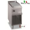 Fry top a gas con piastra rigata  da 8 kW