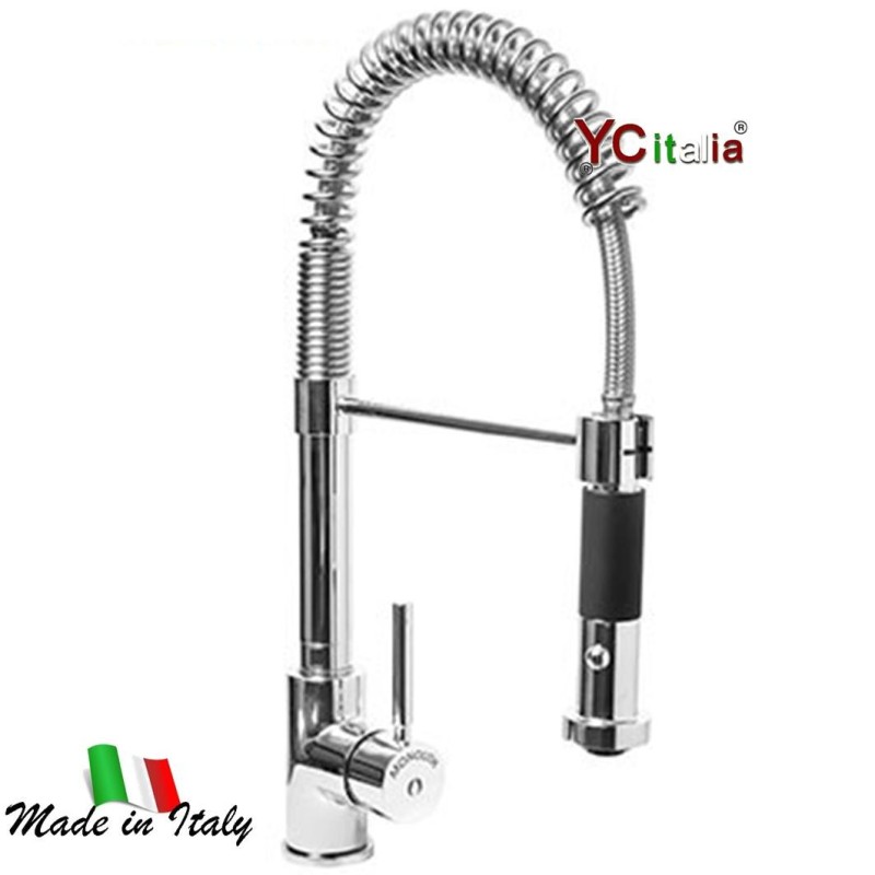 Miscelatore monoforo H 440 mm e doccia dual jet