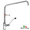 Miscelatore monoforo canna C leva clinica Ø24x400mm