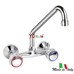 Rubinetto biforo a muro...