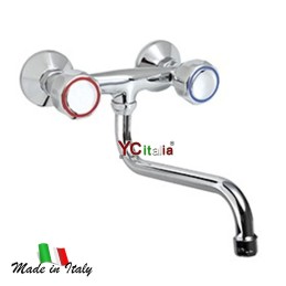 Rubinetto biforo a muro...