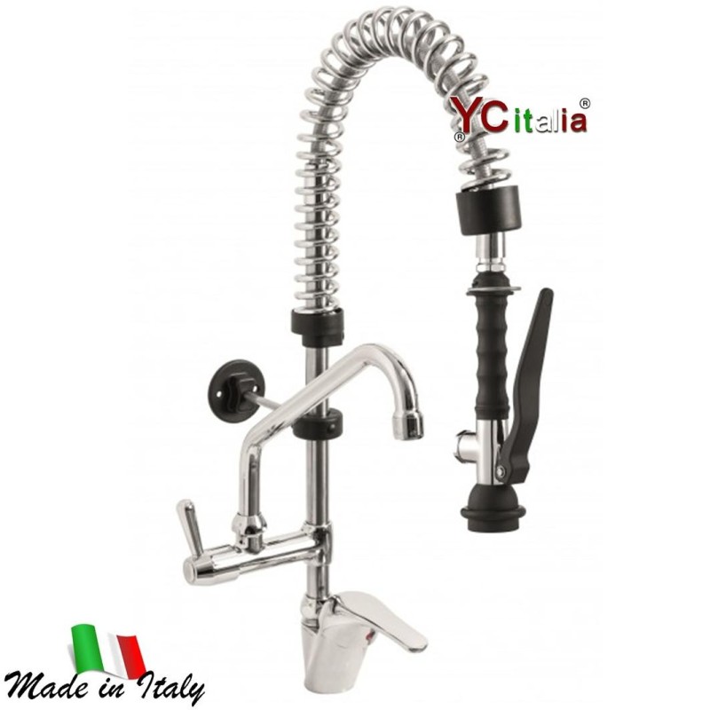 Doccione versione mini monoforo canna a C Ø18x200 mm