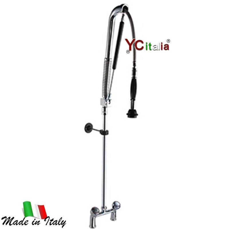 Doccione biforo acqua-stop interasse fisso 155 mm