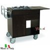 Carrello flambé in legno 123x50x87 h|Carrelli per flambè
