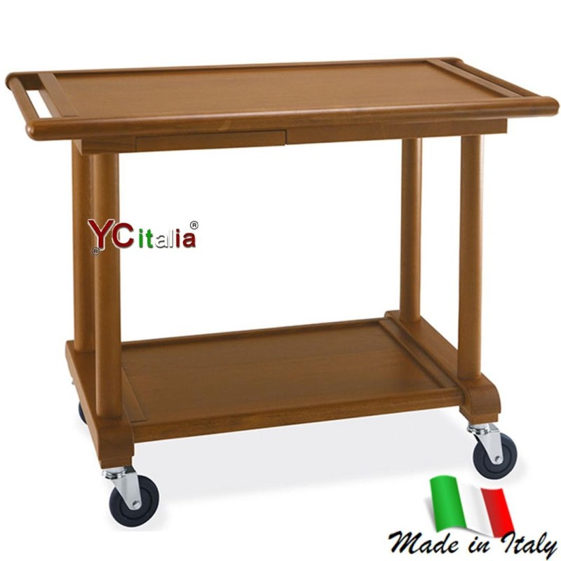 Carrello noce 107x55x82