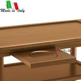 Carrello in legno di servizio