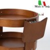 Carrello rotondo in legno 59x80|Carrelli rotondi