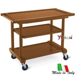 Carrello wengé 107x55x82