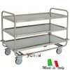 Carrello in acciaio 109x59x91 h