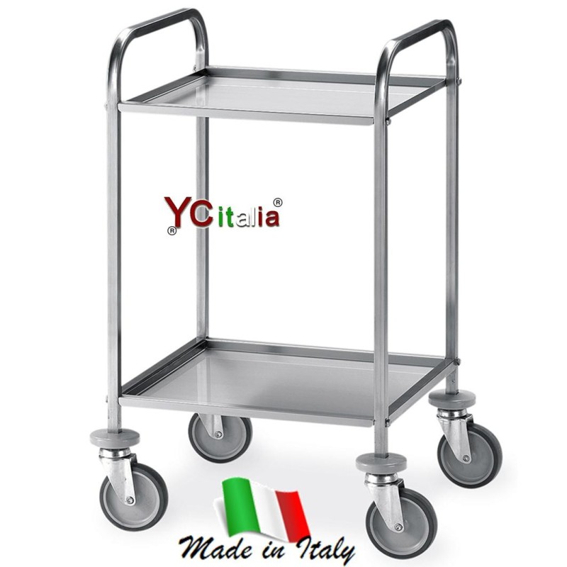 Carrello in acciaio 58x51x91