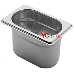 Bacinelle 1/9 GN gastronorm acciaio inox 18/10 aisi 304