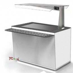 Buffet freddo con piano refrigerato statico