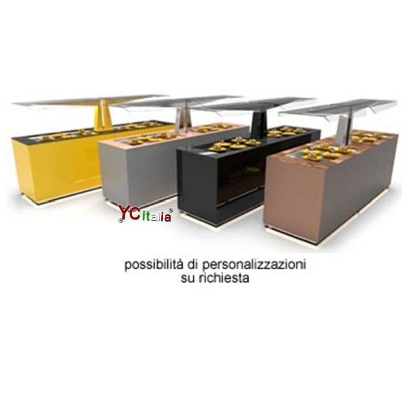 Buffet refrigerato con protezione superiore|Buffet refrigerati