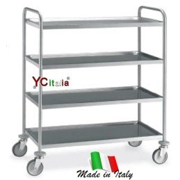 Carrello acciaio inox con piano imbullonato398,00 €398,00 €Carrelli di servizio inoxF.A.R.H. Snc Di Bottacin Antonio & C