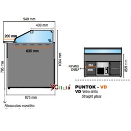 Espositore refrigerato L 2227 x P 940 x H10642.709,00 €3.010,00 €Banchi per pasticceriaF.A.R.H. Snc Di Bottacin Antonio & C