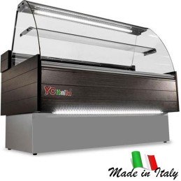 Vetrina refrigerata per alimenti kibuk vetro curvo L1060xP890xH12651.366,20 €1.518,00 €Vetrine profondità 900 ventilateF.A.R.H. Snc Di Bottacin Antonio & C