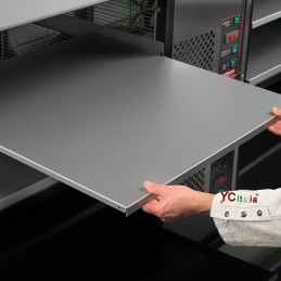 Banco pasticceria refrigerato ad angolo 90° aperto|Banchi per pasticceria