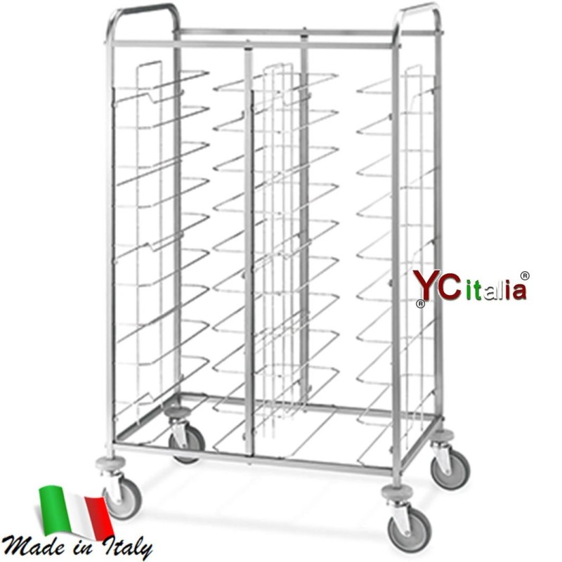 Carrello portavassoi 95x60x159 h