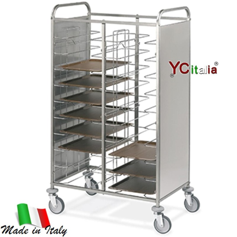 Carrello portavassoi universali 20 vassoi