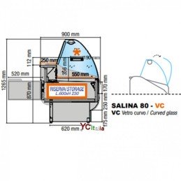 Banco per formaggi e salumi vetri curvi L2480xP900xH12651.927,80 €2.142,00 €Vetrine profondità 900 ventilateF.A.R.H. Snc Di Bottacin Antonio & C