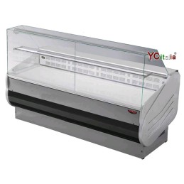 Banco refrigerato per salumi vetri dritti L2000xP900xH1250