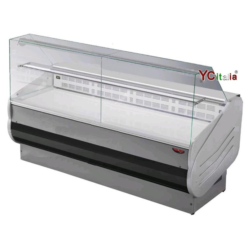 Banco salumi refrigerato vetri dritti L2480xP900xH1265