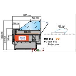 Espositore refrigerato L1040 x P1175 x H1200 vetri dritti1.567,80 €1.742,00 €Vetrine profondità 1100 ventilateF.A.R.H. Snc Di Bottacin Antonio & C