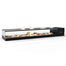 Espositore refrigerato statica tapas 6 piano liscio|Vetrine 1 piano