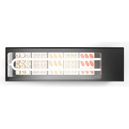 Vetrina refrigerata sushi 1320x380x300|Home