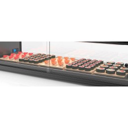 Vetrina refrigerata sushi 1320x380x300|Home