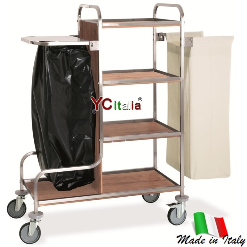 Carrello portabiancheria cm 140x52x137