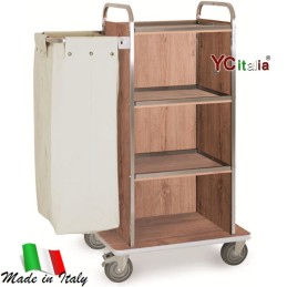 Carrello portabiancheria 102x52x134 h