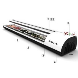 Vetrina refrigerata per sushi 1788 x 395 x 245 mm1.743,00 €1.743,00 €Vetrine sushiF.A.R.H. Snc Di Bottacin Antonio & C