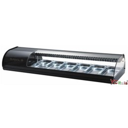 1.556,00 €F.A.R.H. Snc Di Bottacin Antonio & CSushi-SchaufensterVetrina refrigerata per sushi 1438 x 395 x 245 mm