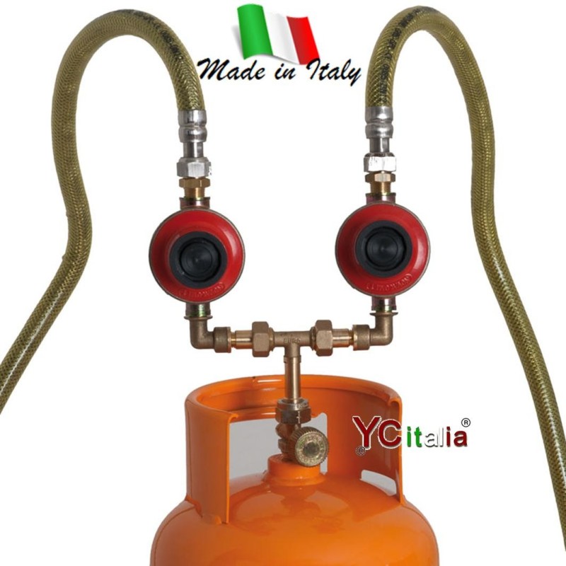 Regolatore gas doppio|Accessori carrelli