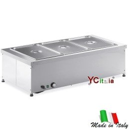 Bagnomaria a gas vasca per GN 1/1 + 2 GN 1/41.130,00 €1.130,00 €Bagnomaria snack da banco professionale profondita 600F.A.R.H. Snc Di Bottacin Antonio & C