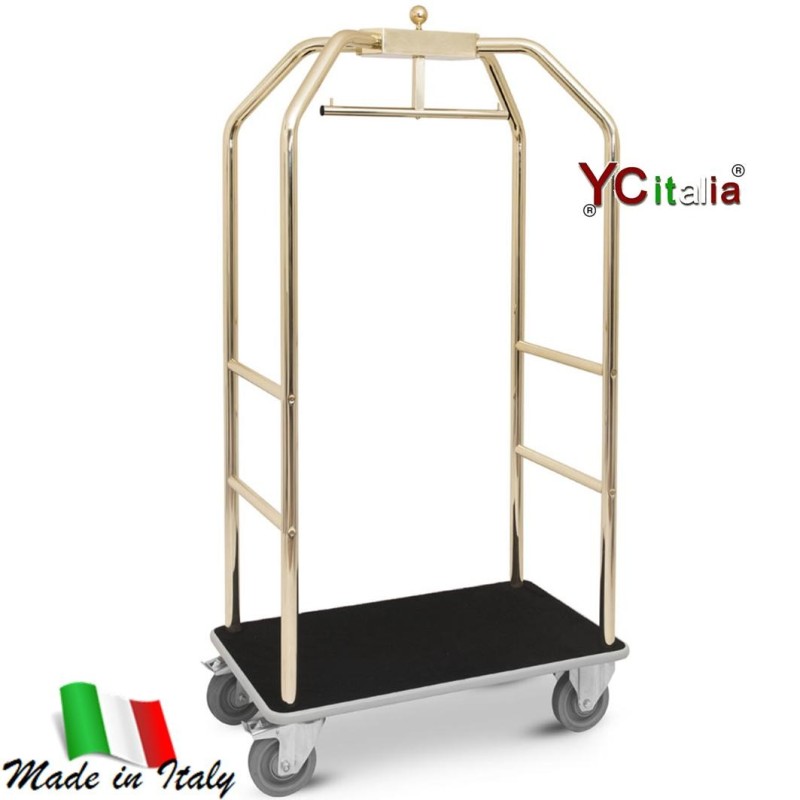 Carrello porta abiti cm 79x59x189