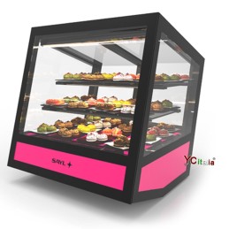 Vetrina refrigerata ventilata cubo 620x670x670|Vetrine 1 piano