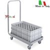 Carrello porta cestelli 71x42x95 h|Carrelli porta cesti