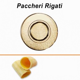 Trafila in bronzo per macchina pasta paccheri rigati