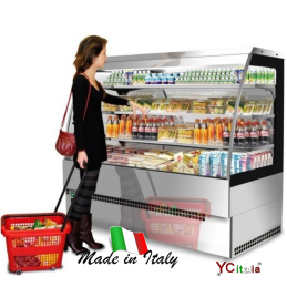 Vetrina self service L905 X P 1525 X H 1520|Murale refrigerato 800 profondità 
