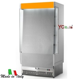 Espositore murale inox per alimenti L880XP602XH1970|Espositori murali profondità 600