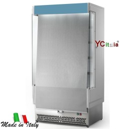 Mur en acier inoxydable L1580 X P 602 X H 1970 frigorifique Coupes de froid et produits laitiers