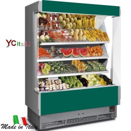 3 302,10 €F.A.R.H. Snc Di Bottacin Antonio & CMur en acier inoxydable L2080 X P 764 X H 2040 légumes de fruitsFrigo murali per fruit