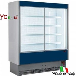 Murale refrigerato con porte  L1955 X P 602 X H 1970 Salumi e Latticini|Murali refrigerati con porte battenti