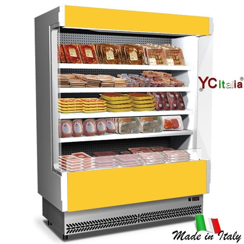 Murale refrigerato inox per salumi e latticini L1480XP602XH1970