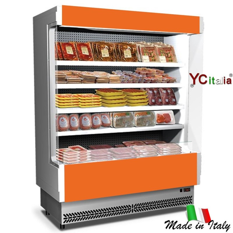 Murale refrigerato inox per salumi e latticini L1480XP602XH1970