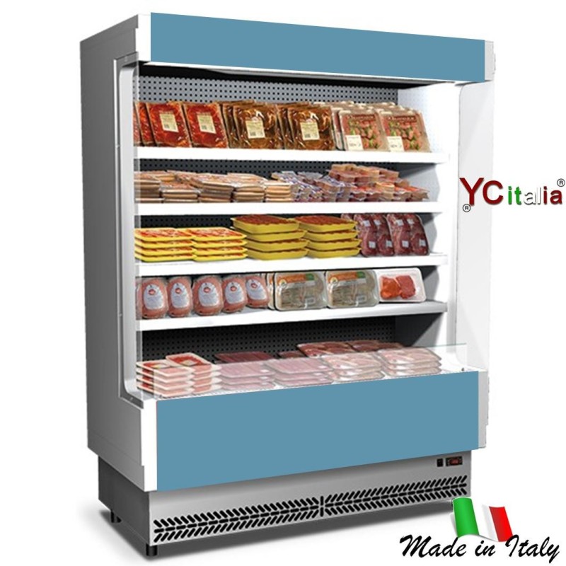 Murale refrigerato inox per salumi e latticini L1480XP602XH1970